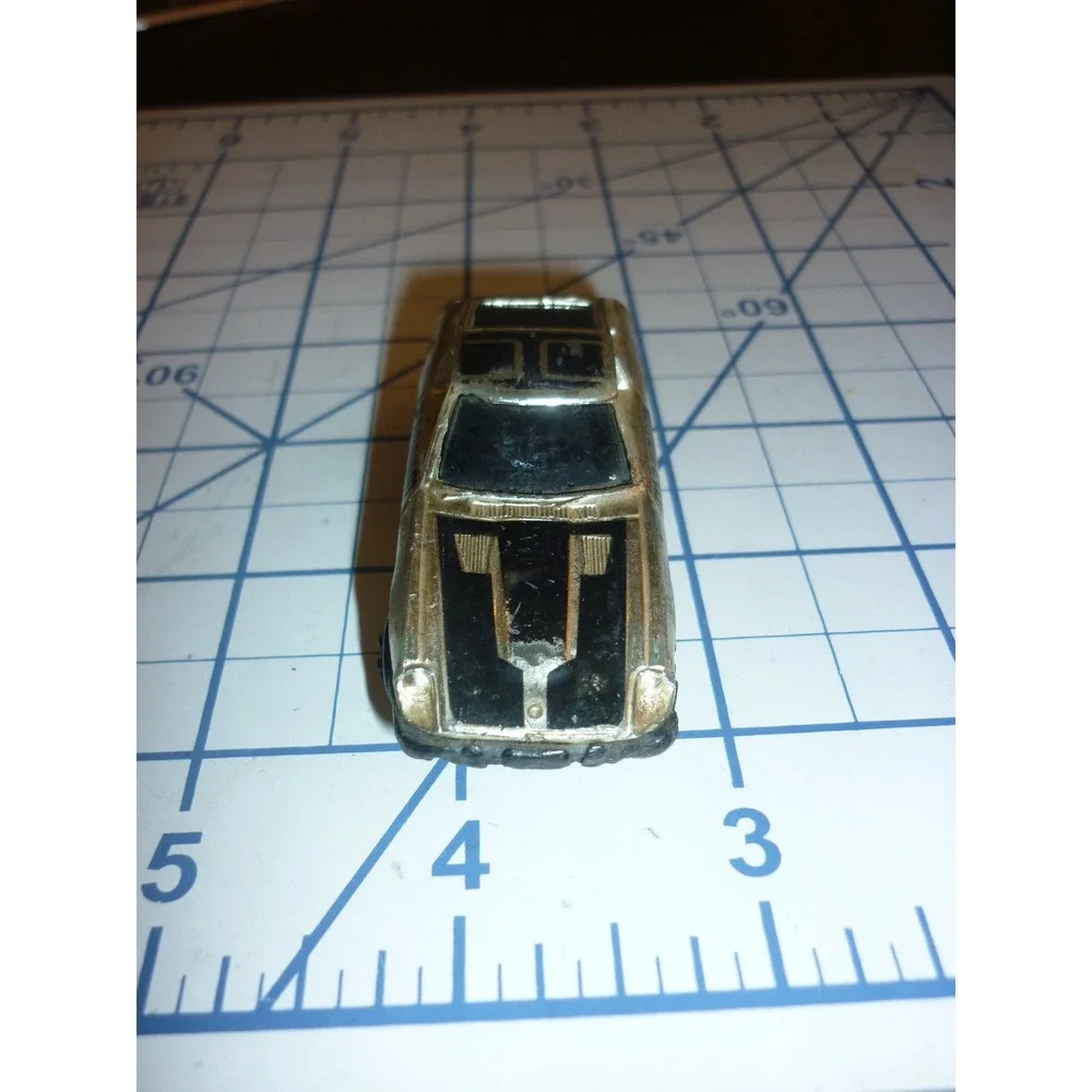 Vintage 1981 Kidco Magnum P.I.‎ Datsun 280ZX Diecast Silver Chrome 1/64 Car